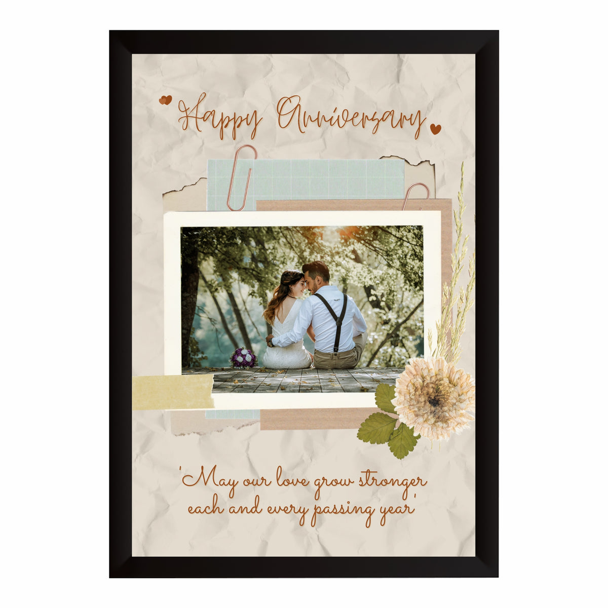 Customized Anniversary Photo Frame