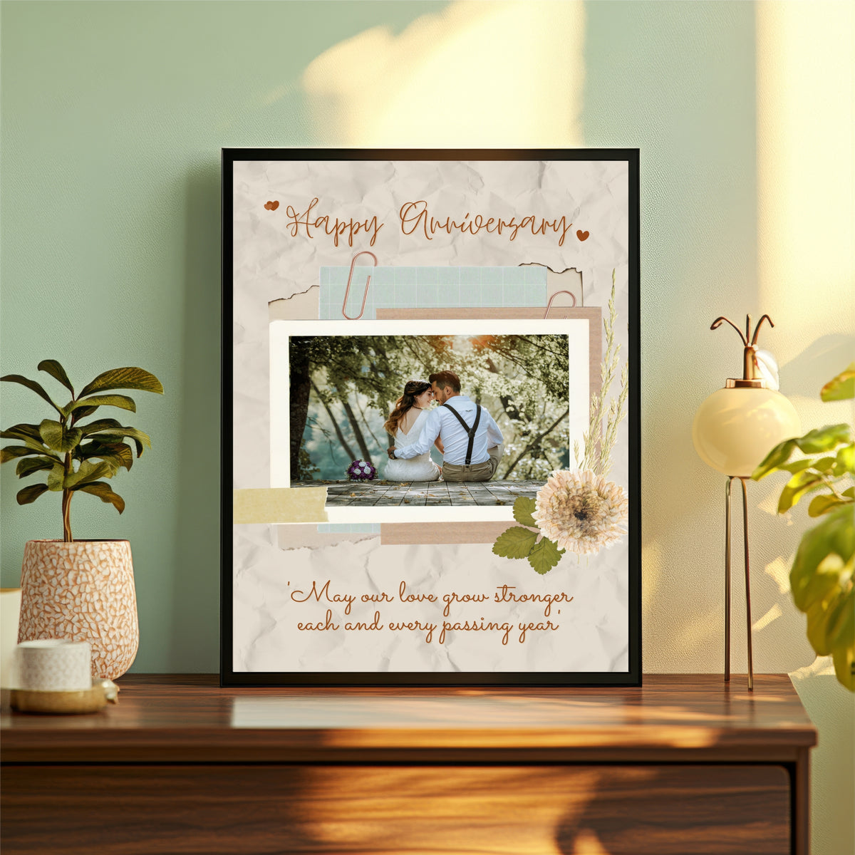 Customized Anniversary Photo Frame