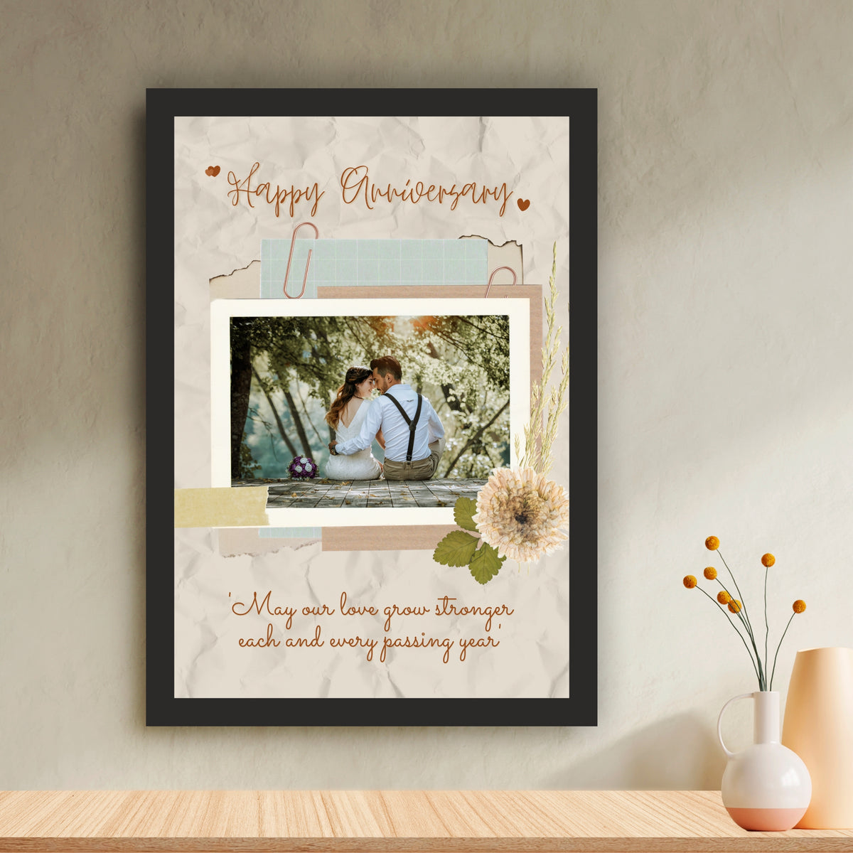 Customized Anniversary Photo Frame