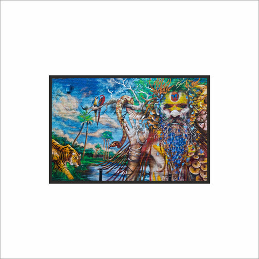 Divine Awakening – The Shiva Energy Wall Frame 🔱🌈