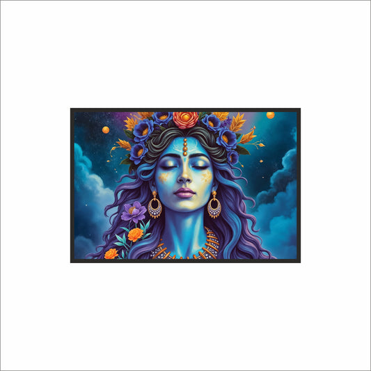 Celestial Tranquil – The Blue Goddess 🌌🪷