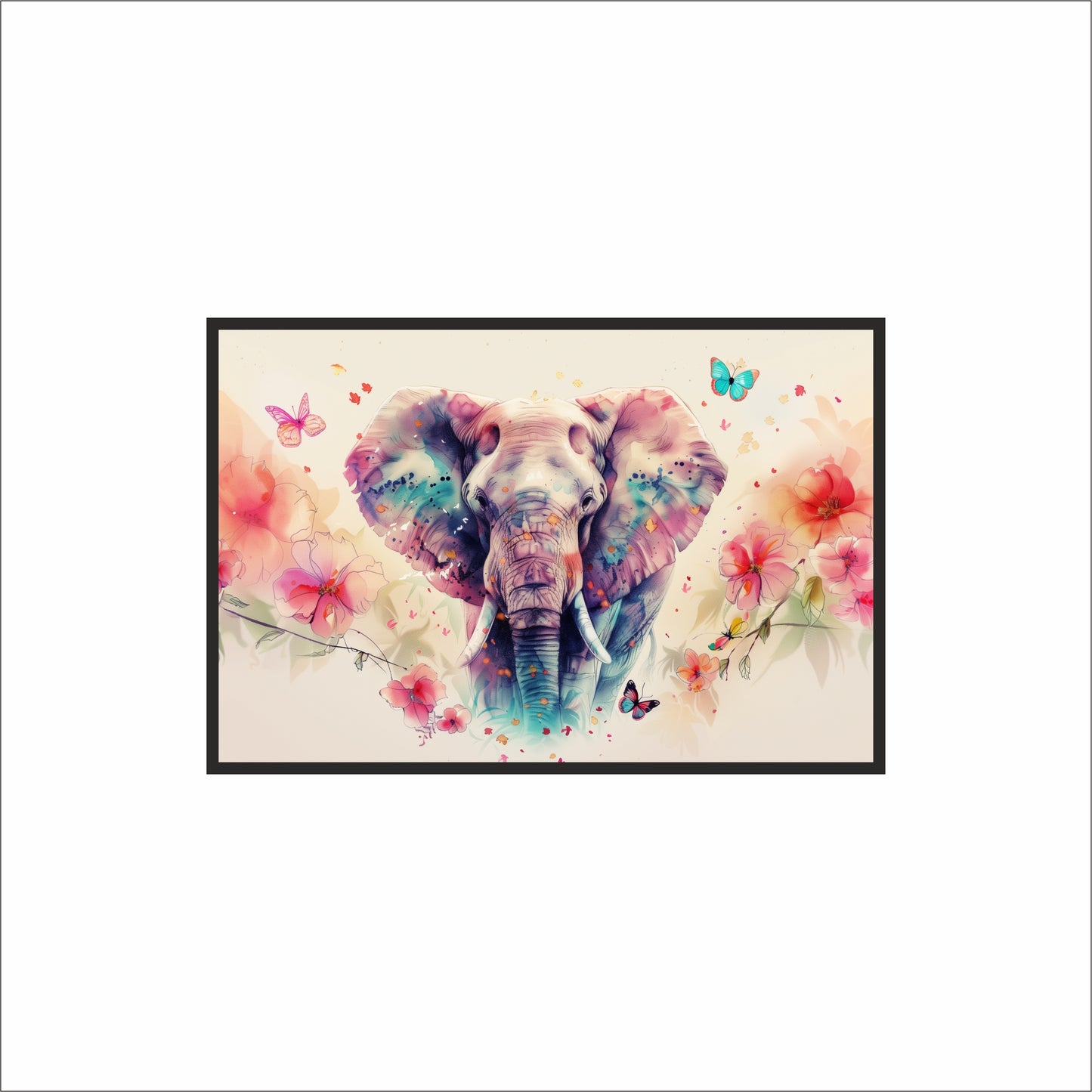 Blooming Majesty – The Floral Elephant 🐘🌸