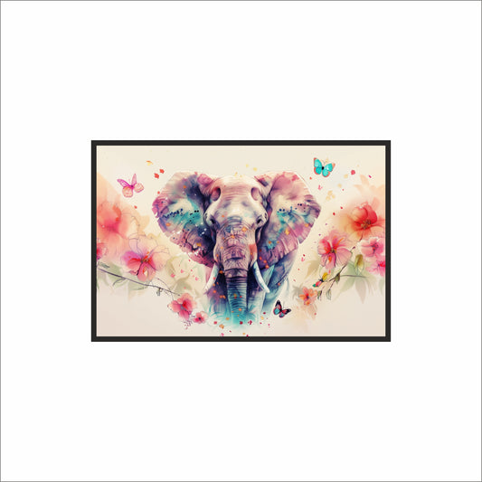 Blooming Majesty – The Floral Elephant 🐘🌸