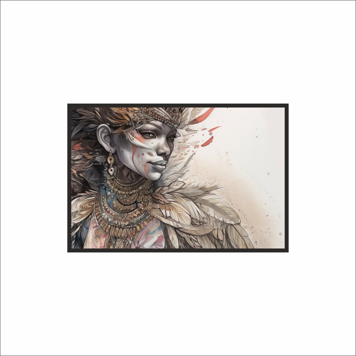 Spirit of the Wild – Tribal Muse 🪶🔥