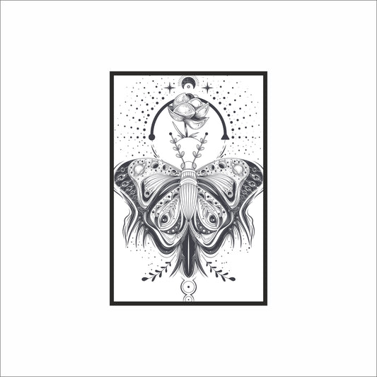Mystic Bloom – The Sacred Butterfly 🦋✨
