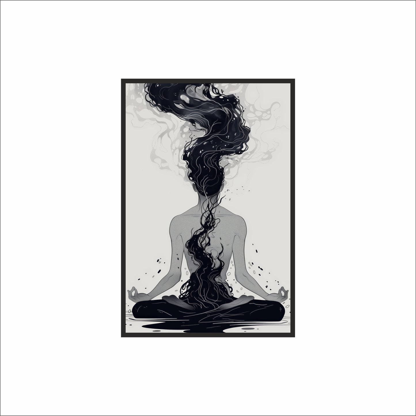 Inner Ascend – The Rising Energy 🖤🌫️