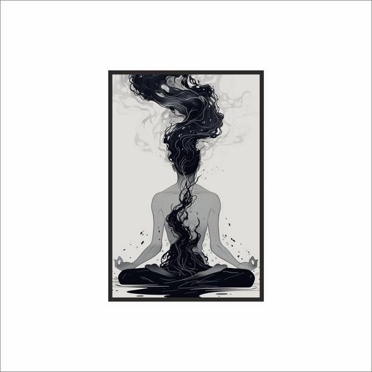 Inner Ascend – The Rising Energy 🖤🌫️