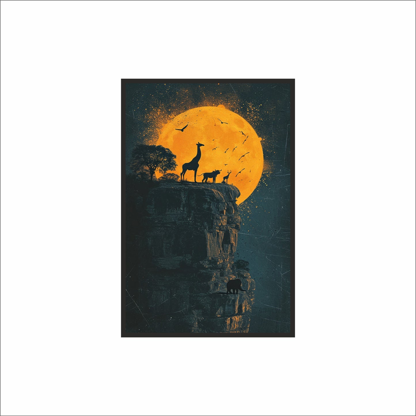 Moonlit Majesty – The Silent Wild 🌕🦒