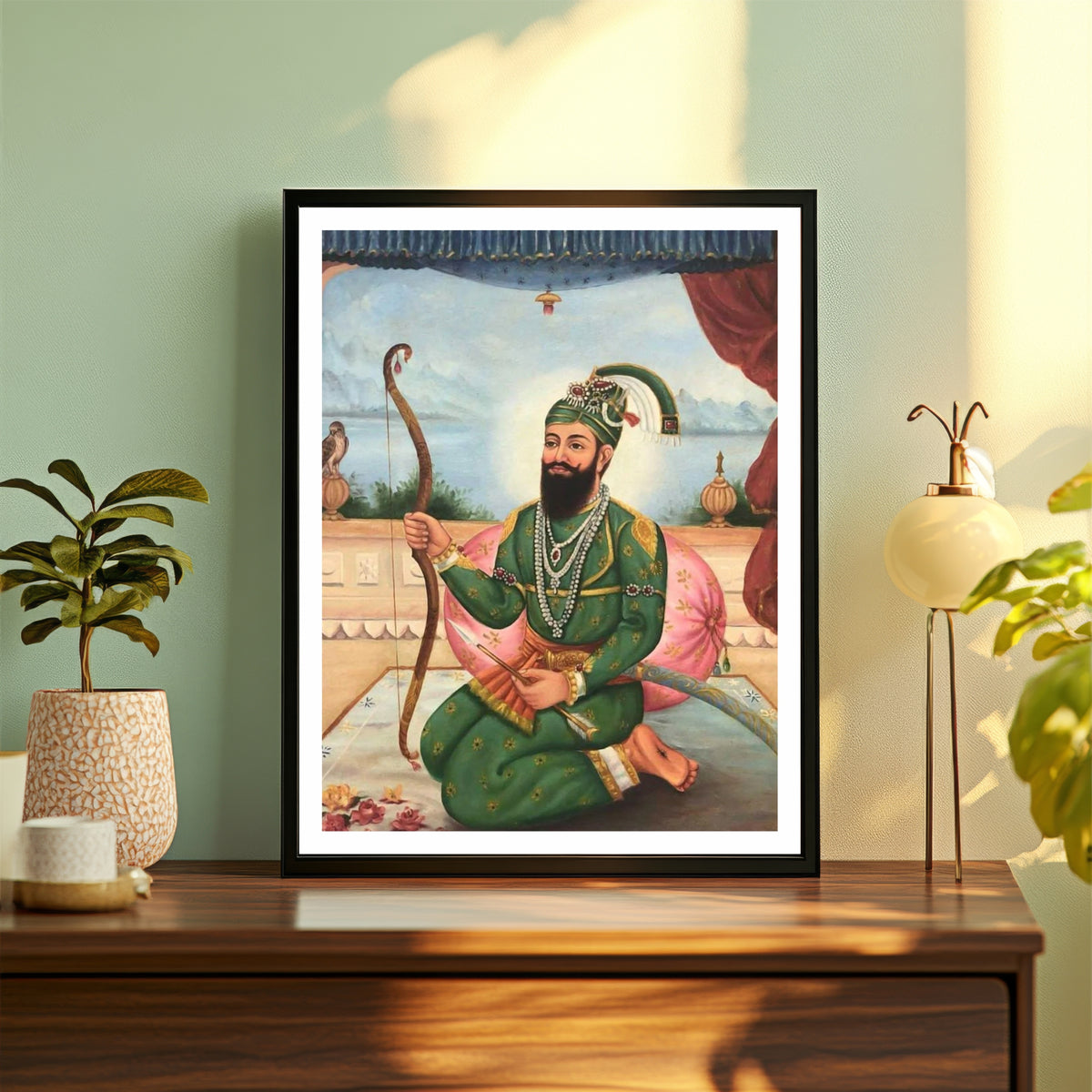 Guru Gobind Singh Ji Wall Art Photo Frame – The Eternal Warrior of Faith & Justice