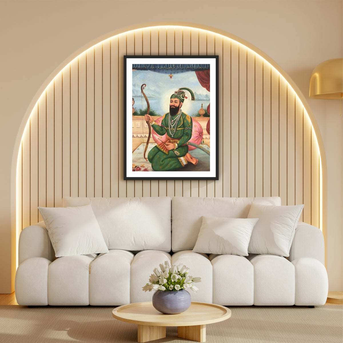 Guru Gobind Singh Ji Wall Art Photo Frame – The Eternal Warrior of Faith & Justice