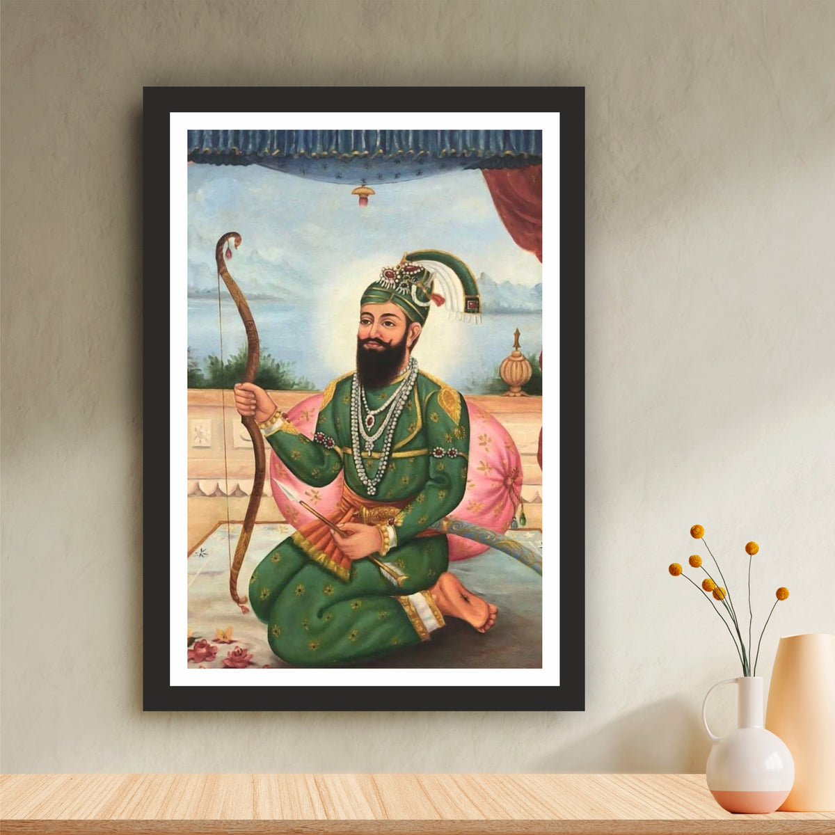 Guru Gobind Singh Ji Wall Art Photo Frame – The Eternal Warrior of Faith & Justice