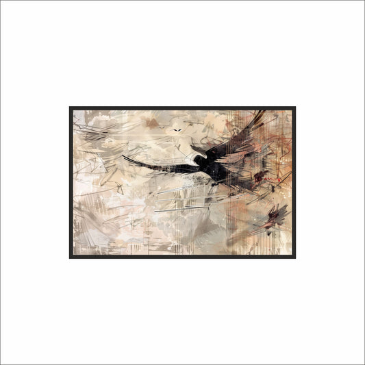 Wings of Freedom – Abstract Flight Art 🕊️✨