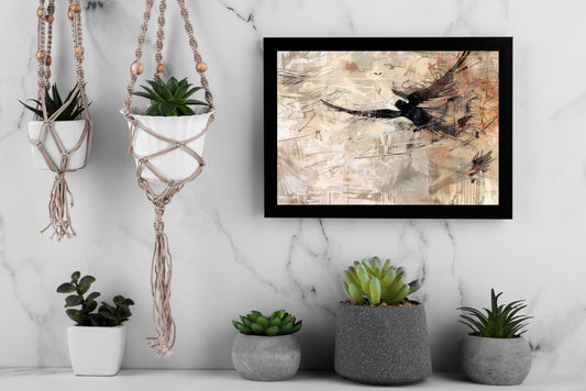 Wings of Freedom – Abstract Flight Art 🕊️✨