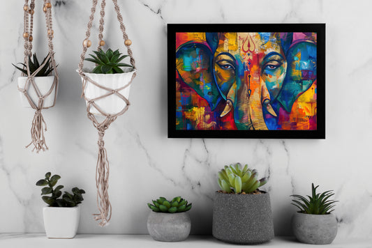 Vibrant Ganesha – Colours of Wisdom & Fortune 🎨🐘✨