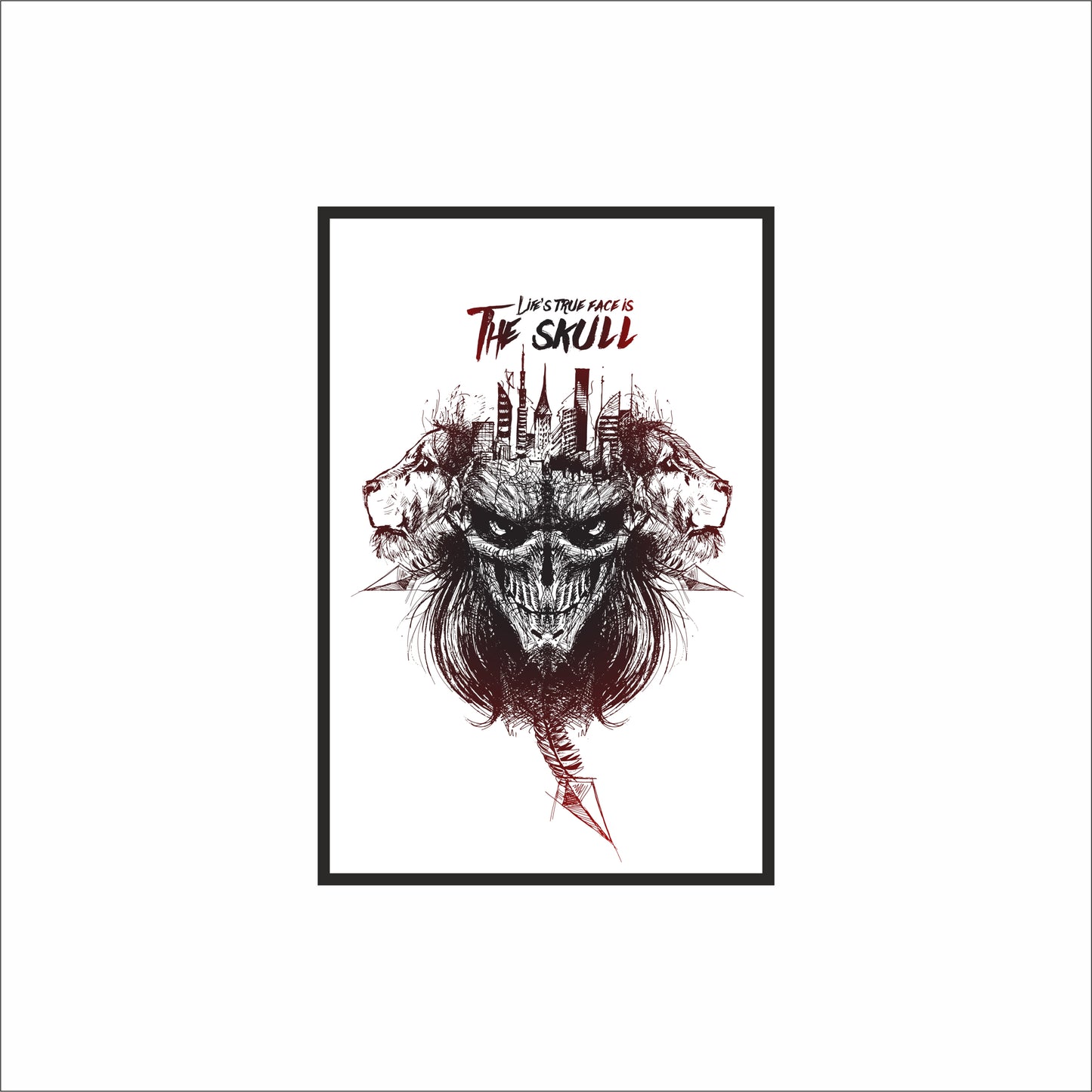 Urban Skull – The Raw Truth of Life ⚡💀🖤