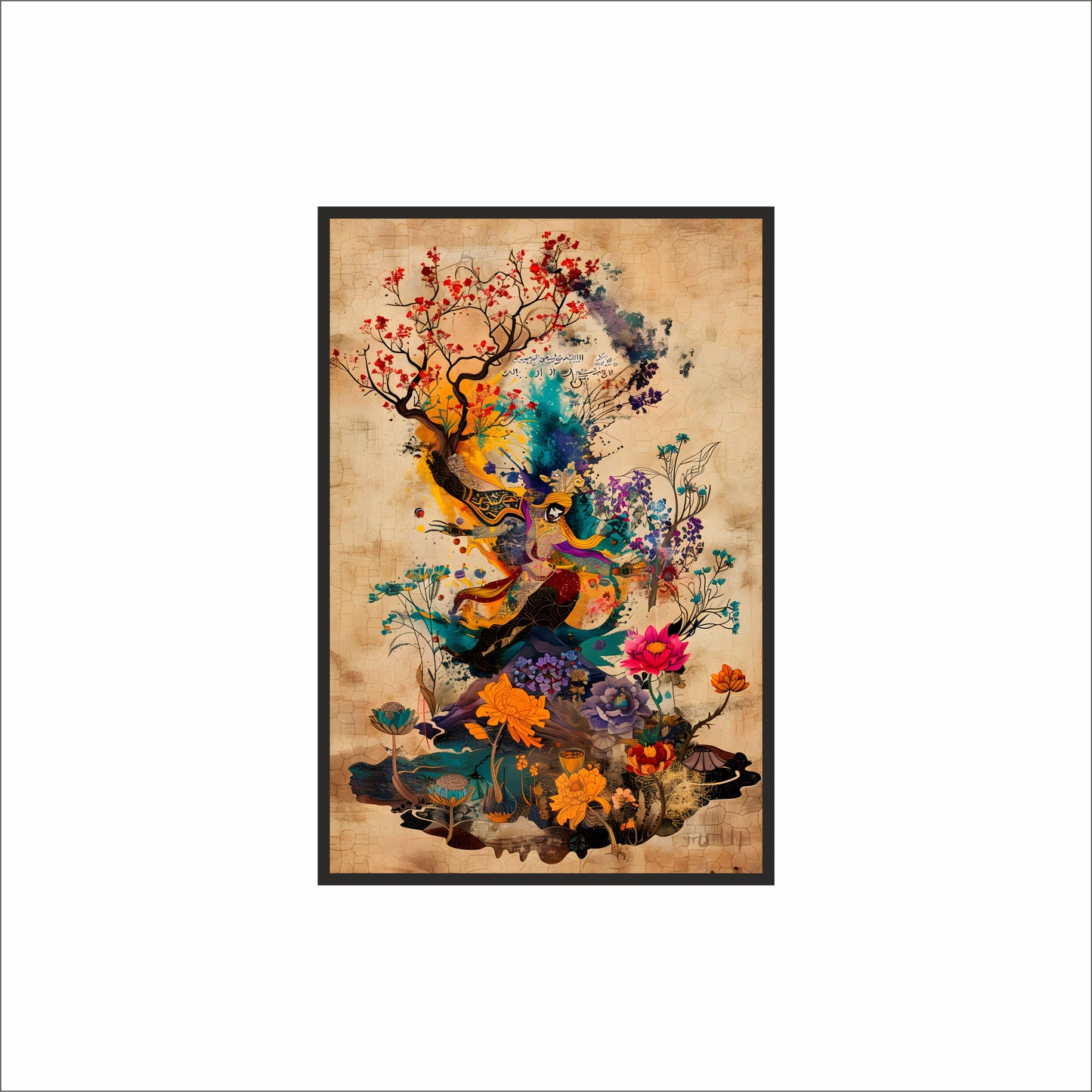 Mystic Blossom Dance – The Spirit of Nature Unleashed 🌺🔥🌿