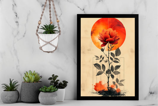 Solar Bloom – The Fire Rose Awakens 🌹🔥🌞