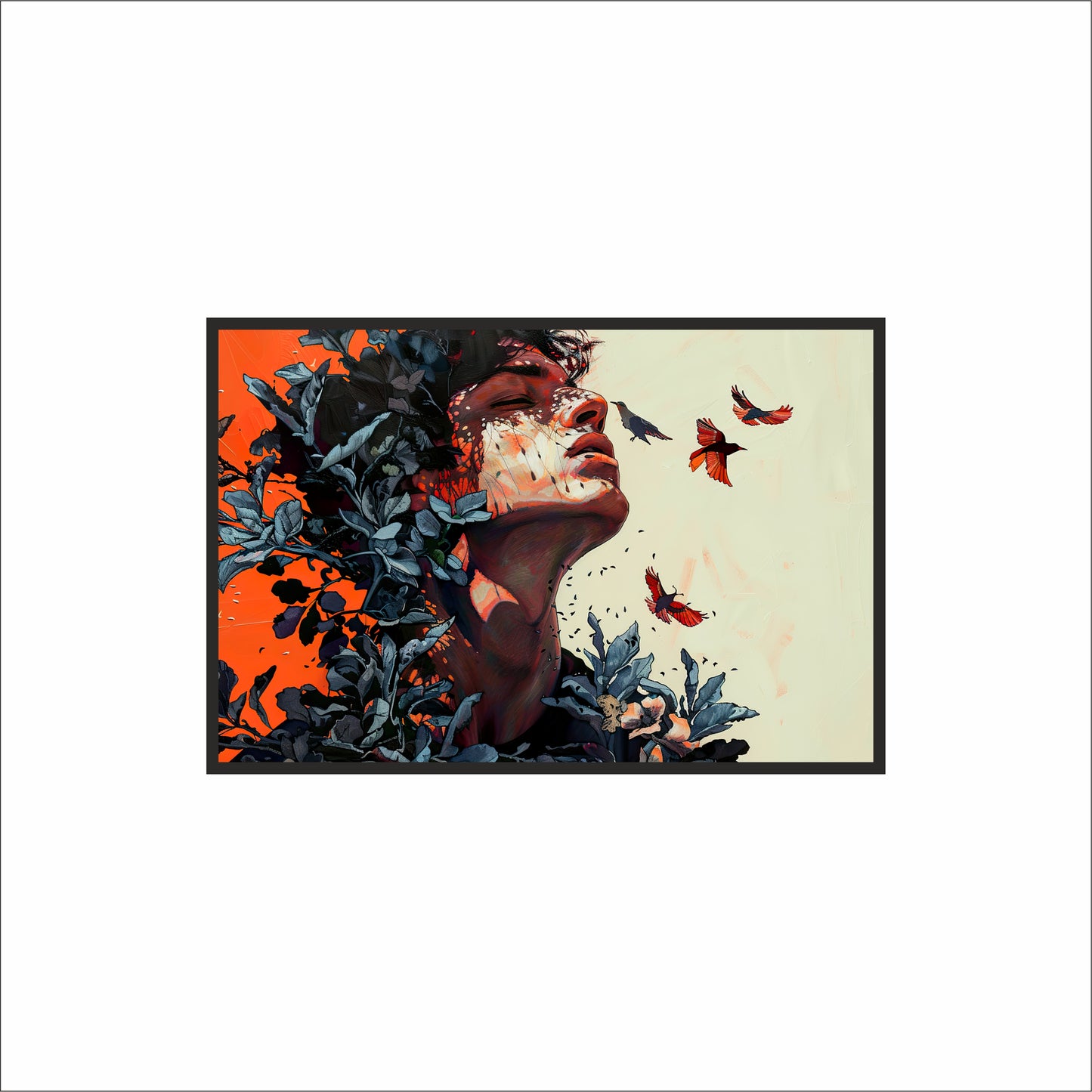 Blooming Awakening – Rise With Nature & Freedom 🌿🕊️🔥
