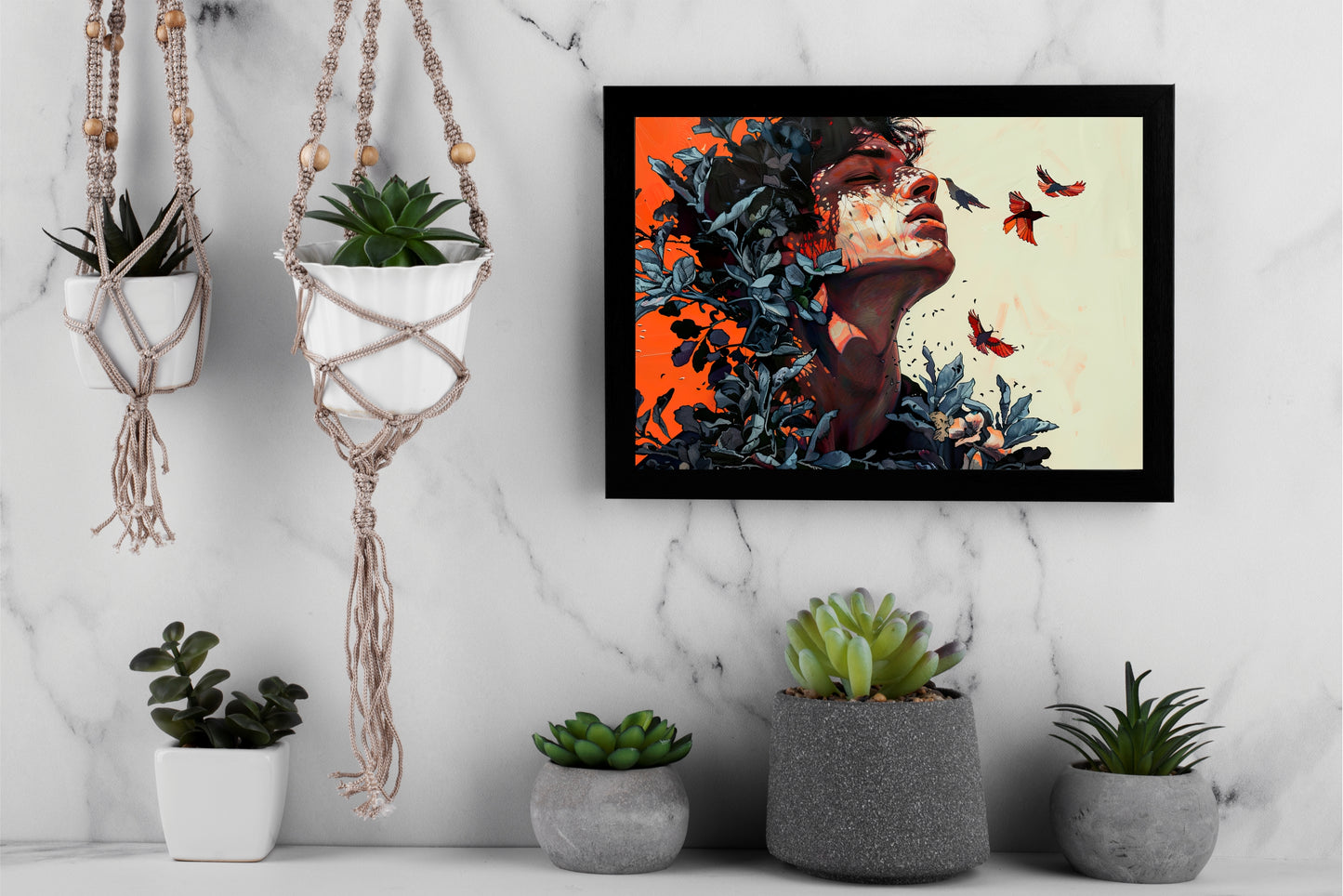 Blooming Awakening – Rise With Nature & Freedom 🌿🕊️🔥