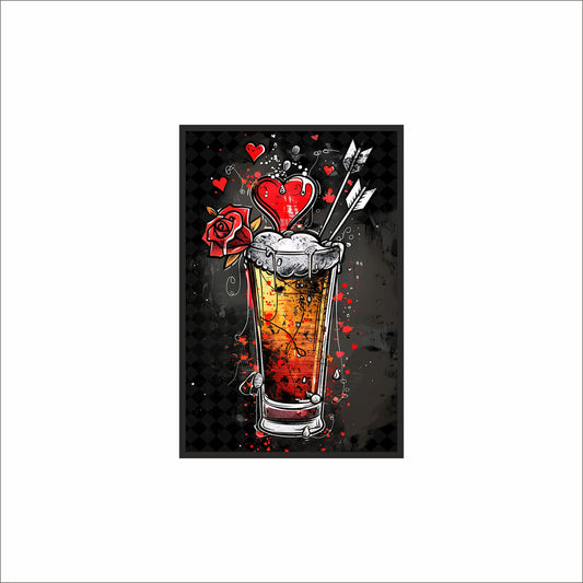 “Love & Lager – Romantic Beer Art” 🍺❤️