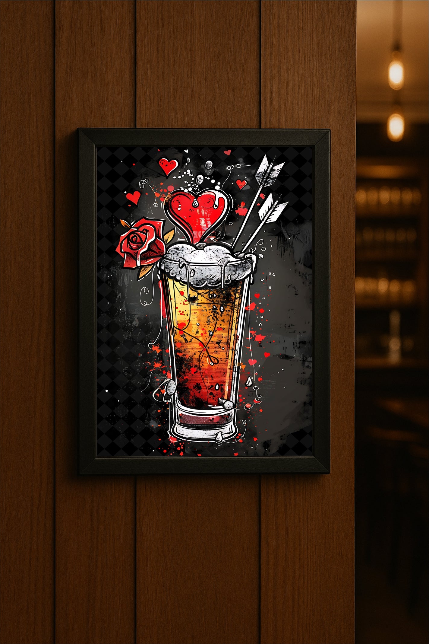 “Love & Lager – Romantic Beer Art” 🍺❤️