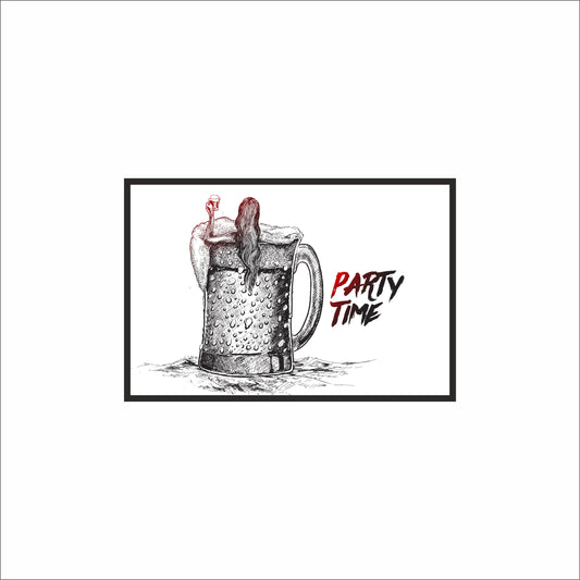 “Party Time – Creative Beer Mug Art” 🍺🔥