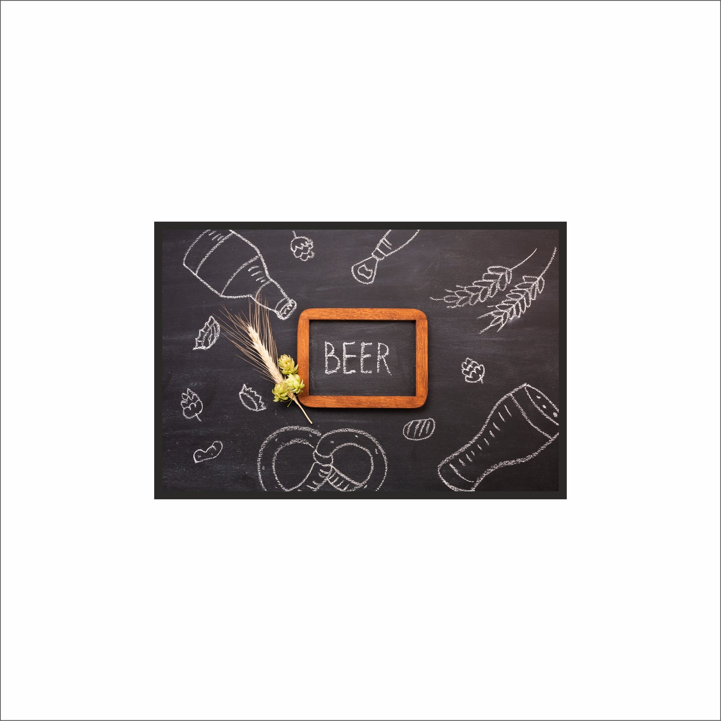 “Chalkboard Brew – Classic Beer Art” 🍺🖤