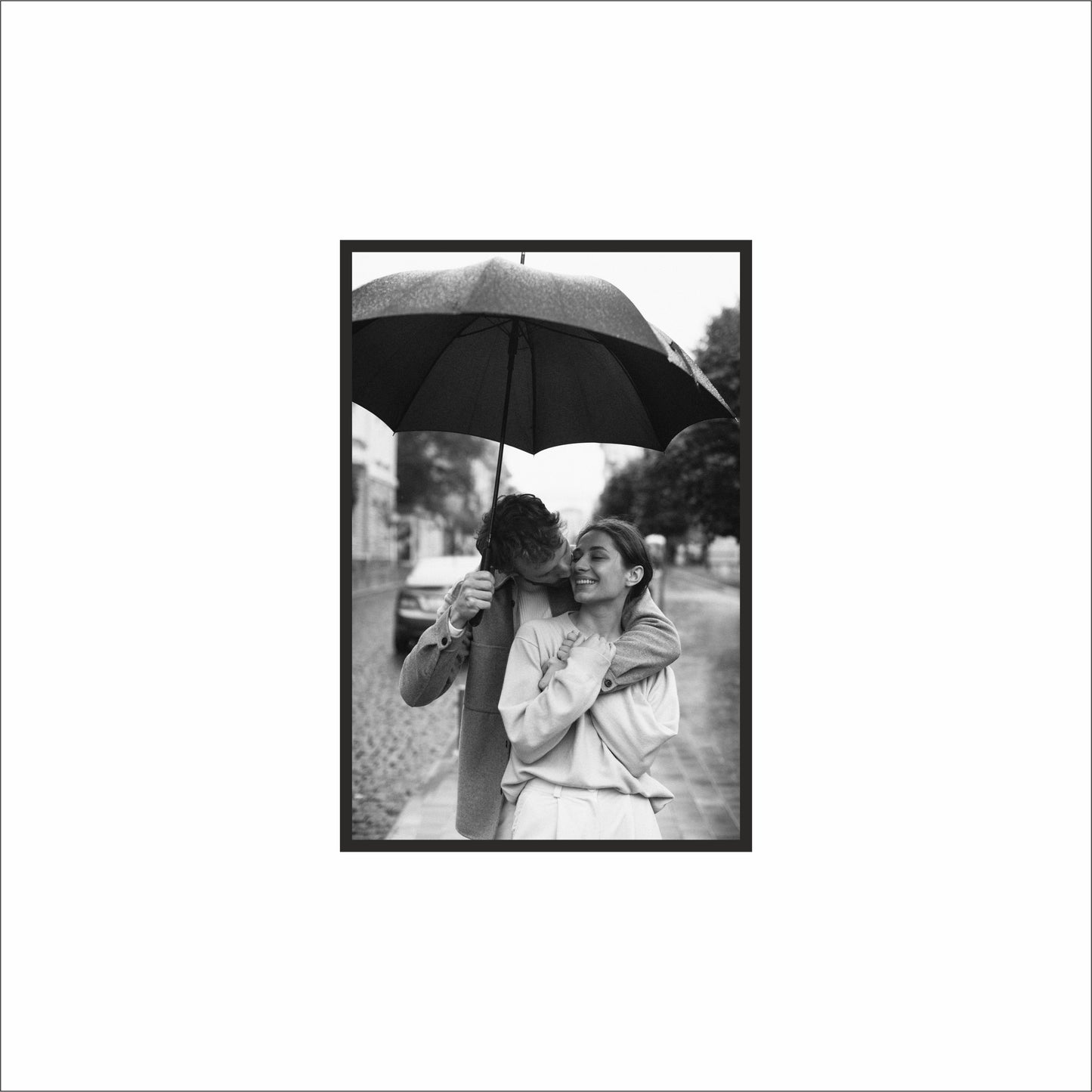 “Rainbound Moments – Cinematic Street Romance” ☔🖤