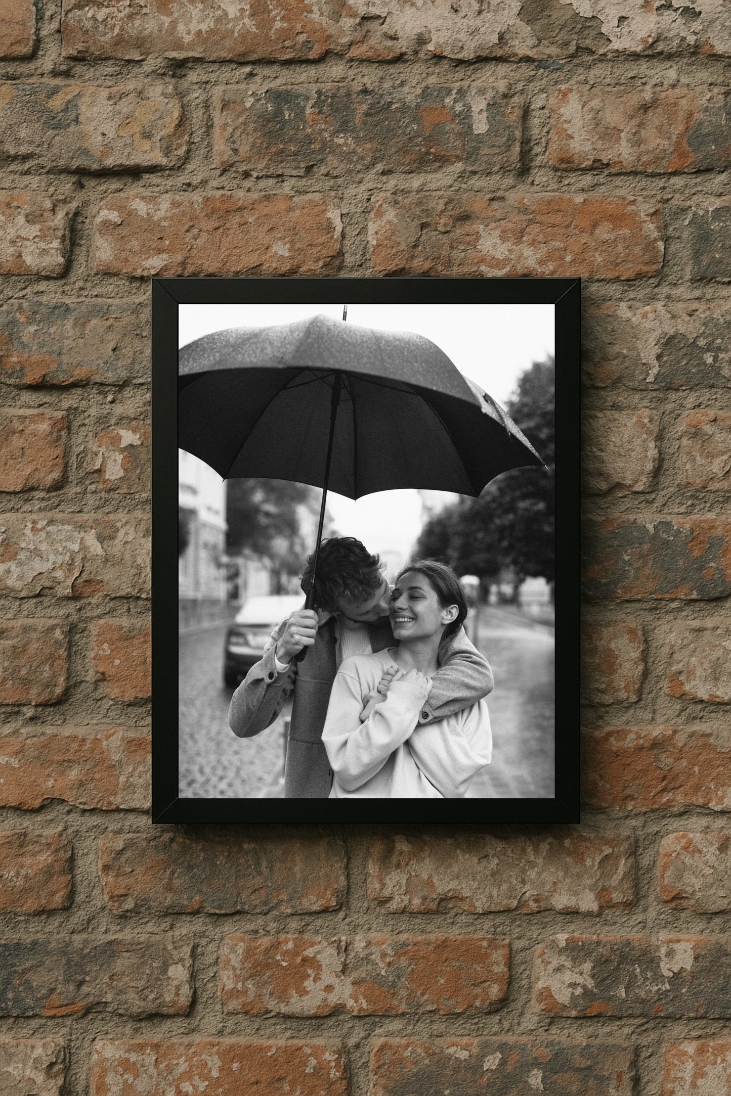 “Rainbound Moments – Cinematic Street Romance” ☔🖤