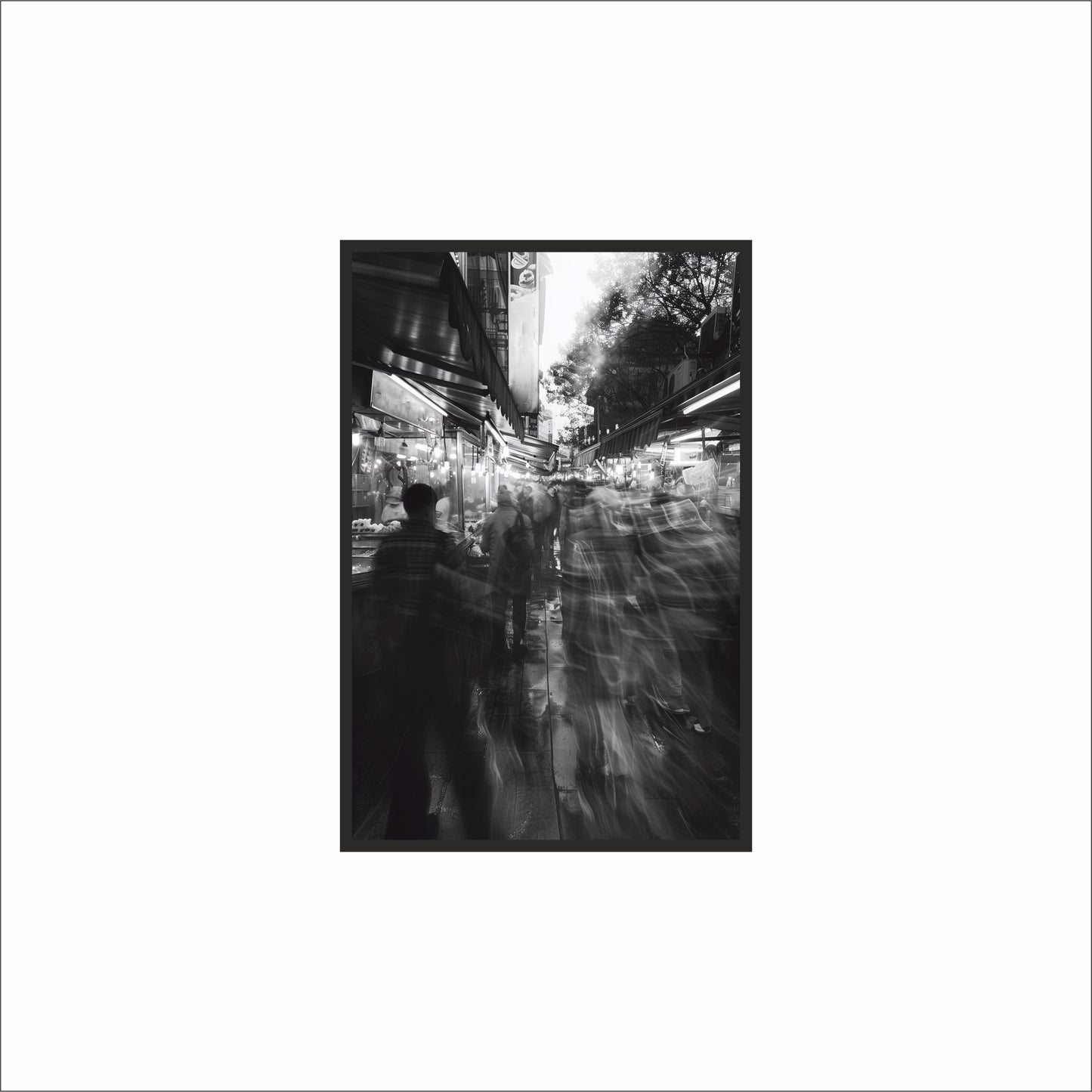 “City Rush – Motion Street Art” 🖤🌆