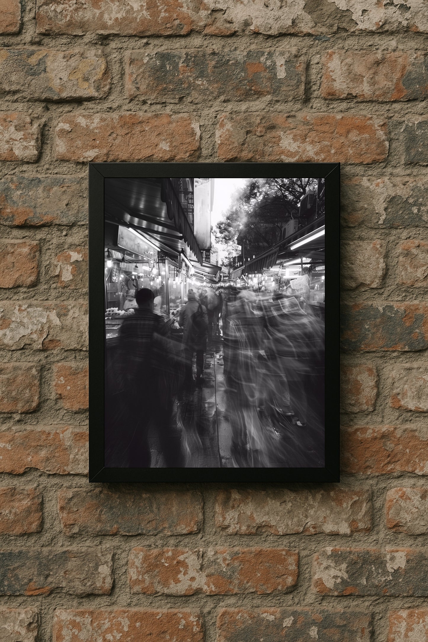 “City Rush – Motion Street Art” 🖤🌆