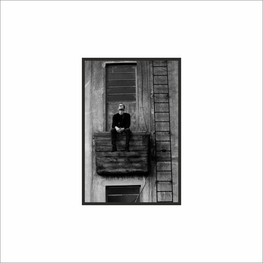 “High Wall Silence – Urban Isolation Frame” 🖤🏙️