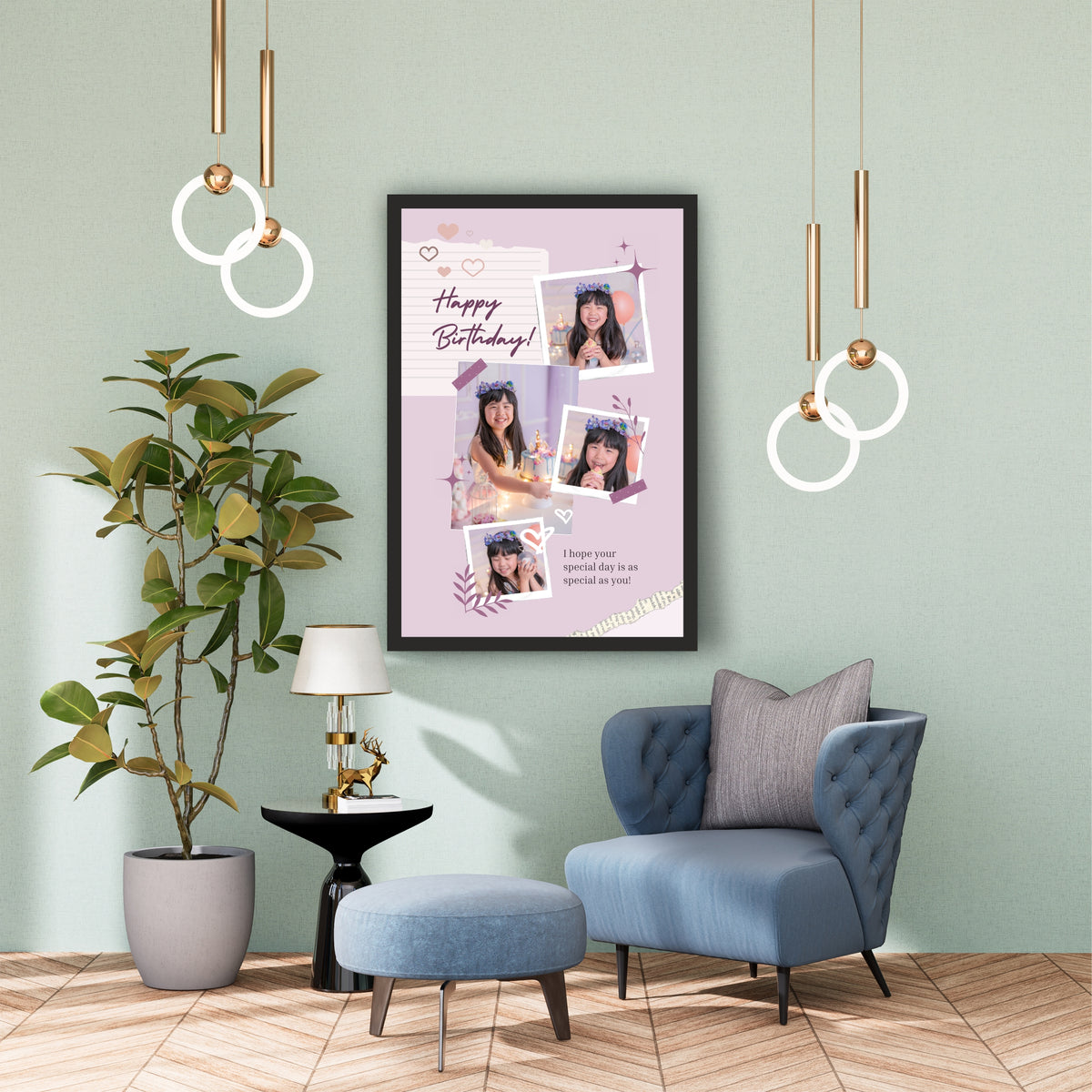 Customized Birthday Photo Frame