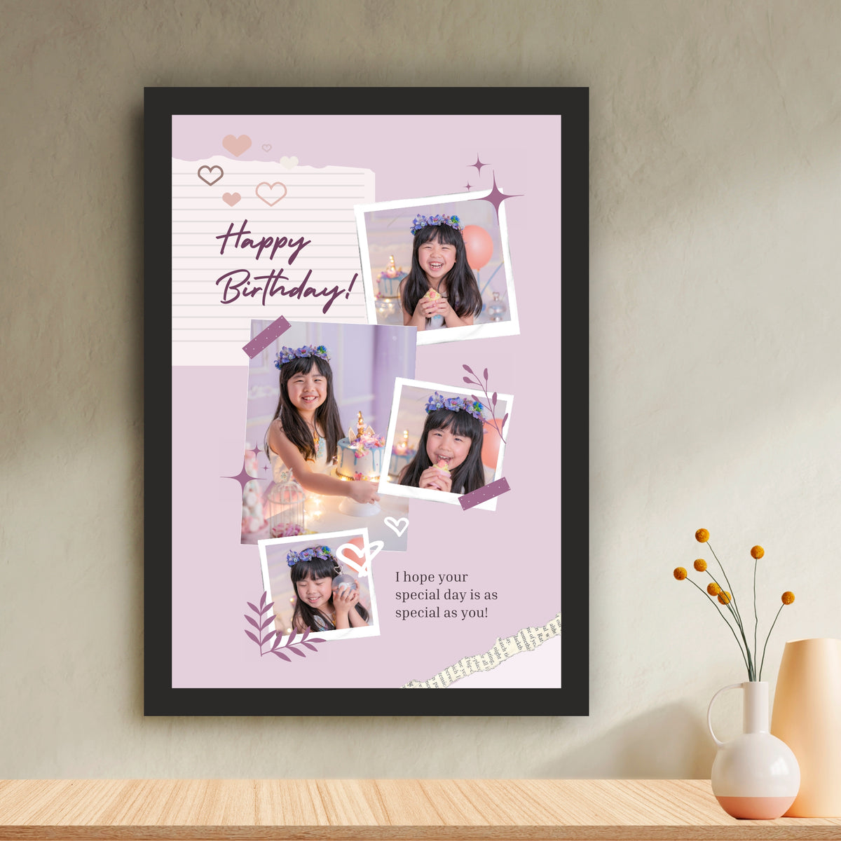 Customized Birthday Photo Frame