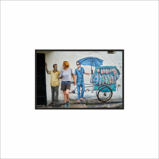 “Street Market Blend Wall Art Photo Frame – Living Mural Frame”