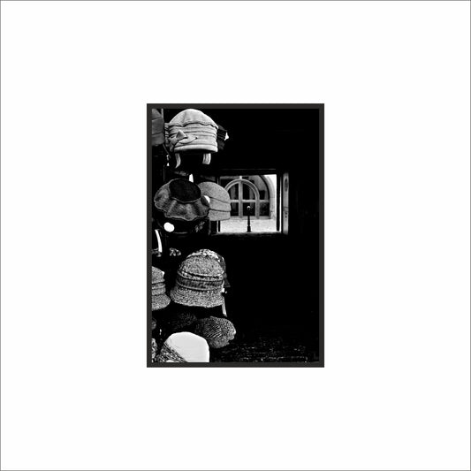 “Window of Choices – Artistic Street Display Frame” 🖤🎩
