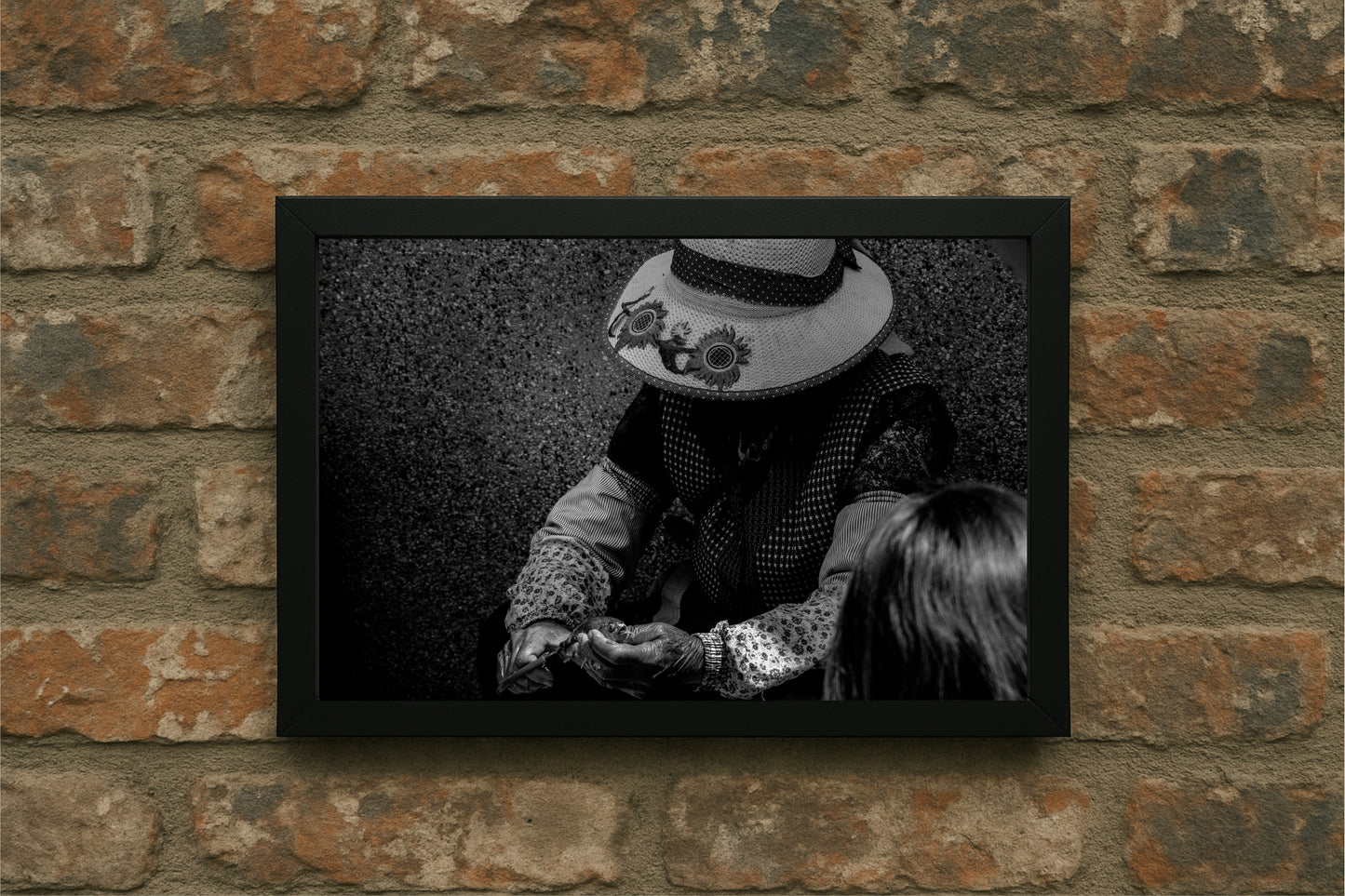 “Shaded Moments – Monochrome Street Frame” 🕶️🖤