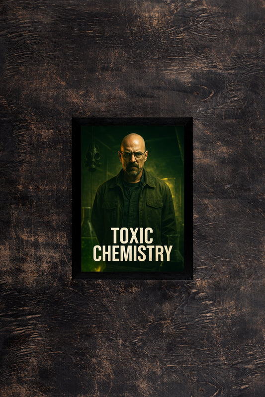“Toxic Chemistry – Underground Mastermind Frame” 🧪🖤