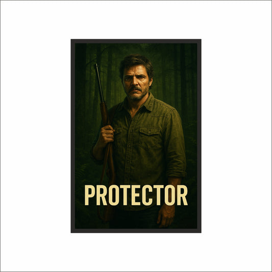 “Protector – Lone Survivor in the Wild Frame” 🌲🛡️
