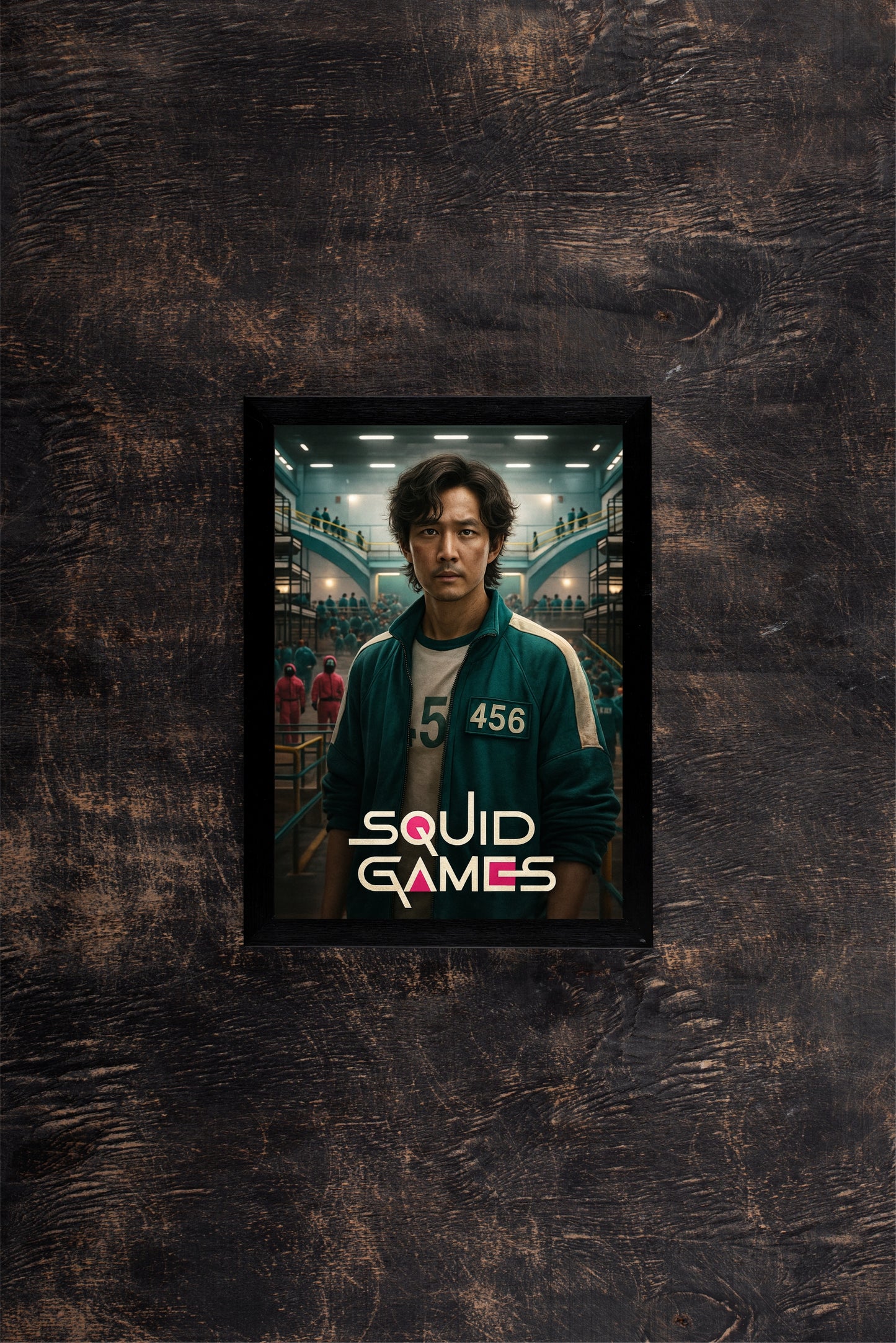 “Player 456 – Survival Game Frame” 🟥🔢