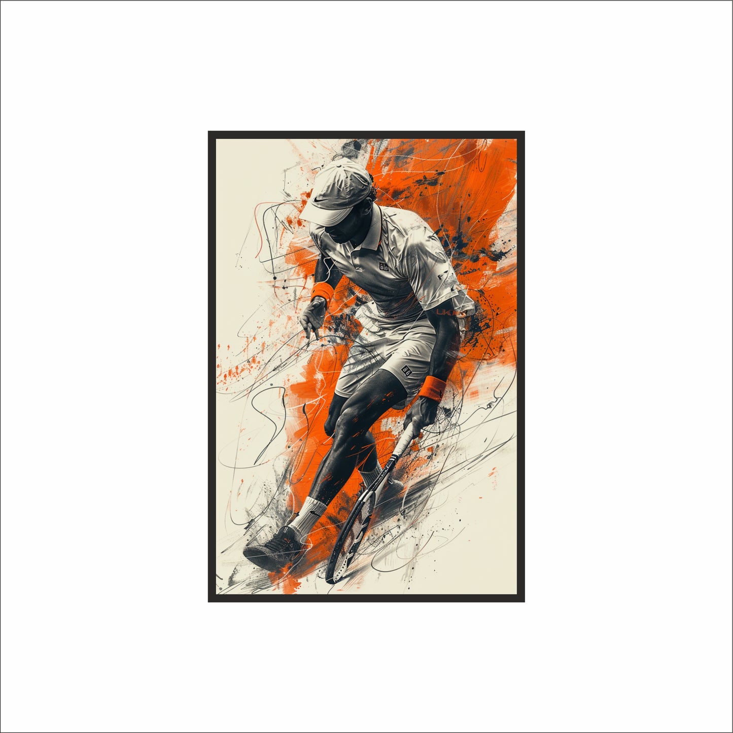 “Unstoppable Motion – Sports Energy Inspired Frame” 🎾🔥