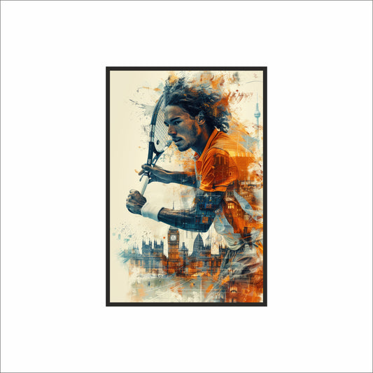 “Unstoppable Motion – Sports Energy Inspired Frame” 🎾🔥