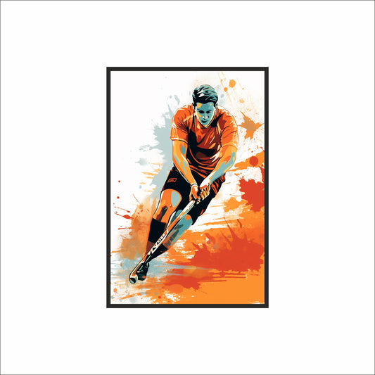 “Unstoppable Motion – Sports Energy Inspired Frame” 🏑🔥