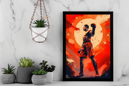 “Unstoppable Motion – Sports Energy Inspired Frame” 🥊🔥