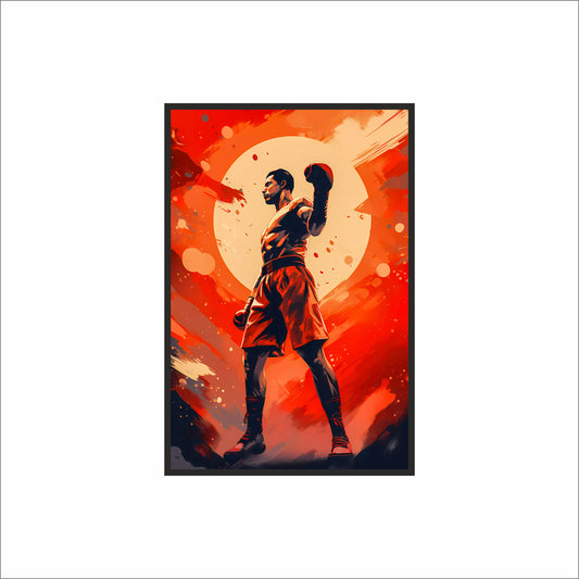 “Unstoppable Motion – Sports Energy Inspired Frame” 🥊🔥