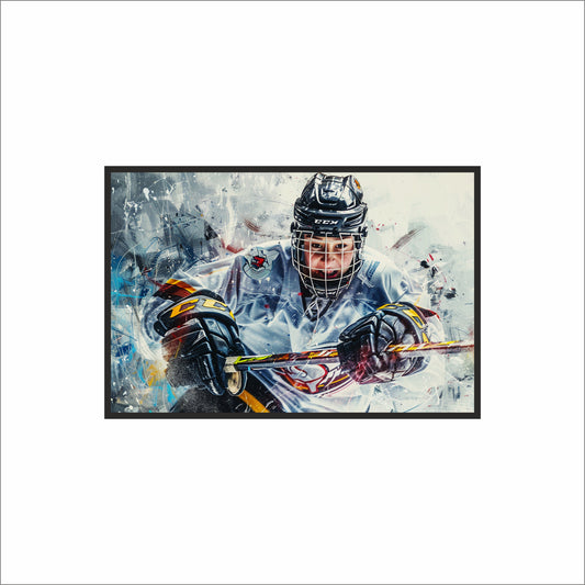 “Unstoppable Motion – Sports Energy Inspired Frame” 🏒🔥