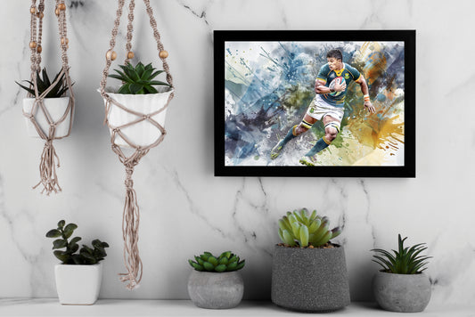 “Unstoppable Motion – Sports Energy Inspired Frame” 🏉🔥