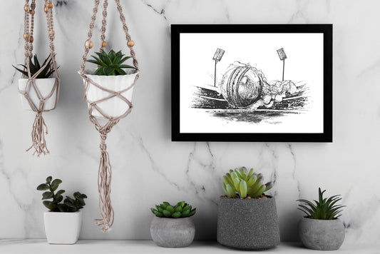 “Unstoppable Motion – Sports Energy Inspired Frame” 🏏🔥