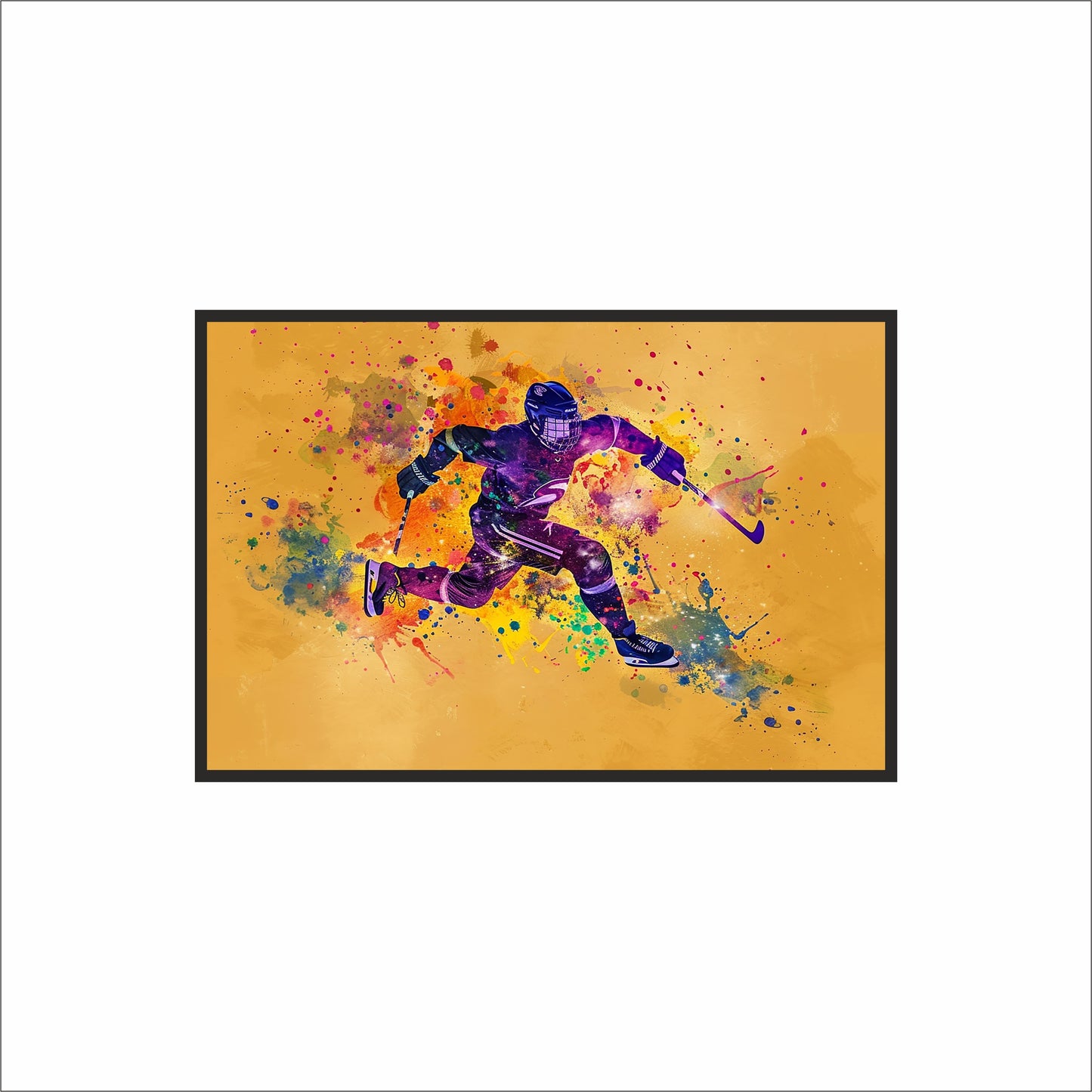 “Unstoppable Motion – Sports Energy Inspired Frame” 🏑🔥