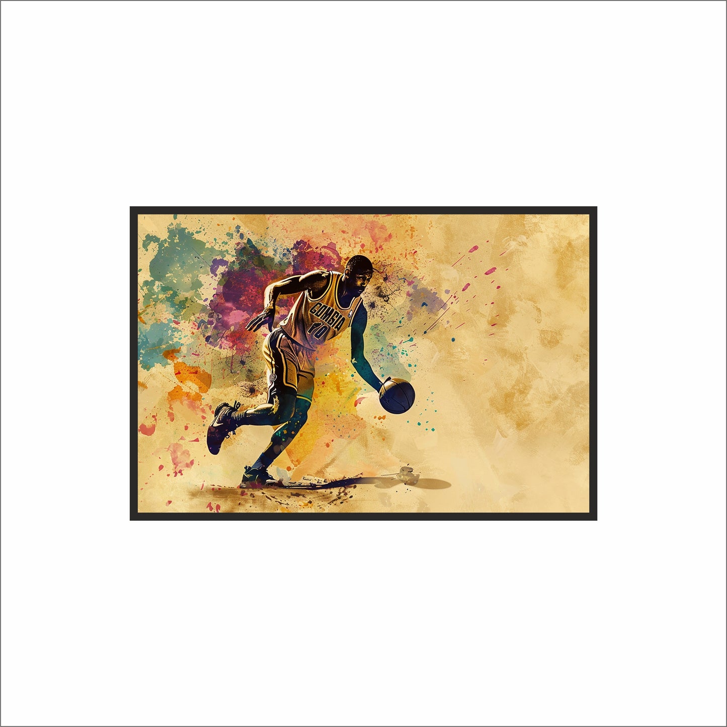 “Unstoppable Motion – Sports Energy Inspired Frame” 🏀🔥